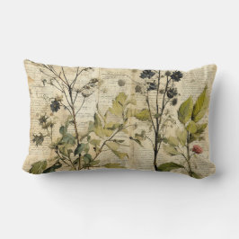 Vintage Floral Print Pillow Kussen