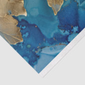 Vintage Floral Rustic Texture Franse ontkoppeling Tissuepapier (Detail)