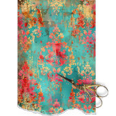 Vintage Floral Rustic Texture Franse ontkoppeling Tissuepapier