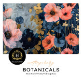 Vintage Floral Rustic Texture Franse ontkoppeling Tissuepapier