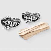 Vintage Floral Skull Halloween Handwaaier (Niet-gemonteerd)