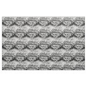 Vintage Floral Skull Halloween Stof (Fat Quarter)