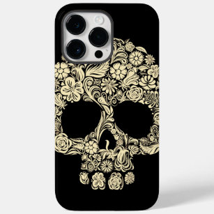 Vintage Floral Sugar Skull iPhone 14 Pro Max Hoesj Case-Mate iPhone Case
