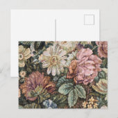 Vintage Floral Tapestry  Briefkaart (Voorkant / Achterkant)