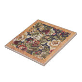 Vintage Floral Tile Tegeltje (Zijkant)