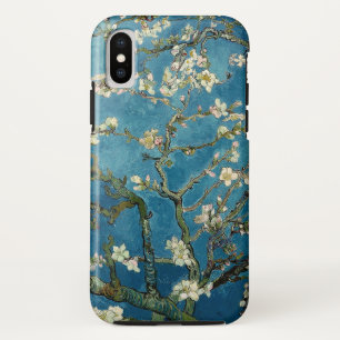 Vintage Floral van Gogh, met de bloedige amandelbo iPhone X Hoesje