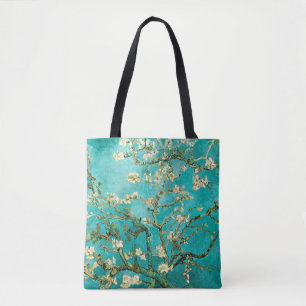 Vintage Floral van Gogh van de Alandelboom Tote Bag