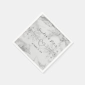 Vintage Floral Wedding Napkins Servet (Hoek)