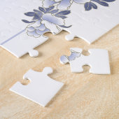 Vintage Floral Wedding of Jubileum Legpuzzel (Zijkant)