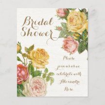 Vintage Floral Whitewash Spring Vrijgezellenfeest