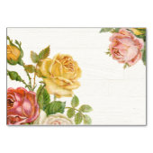 Vintage Floral Whitewash Spring Vrijgezellenfeest Kaart (Achterkant)