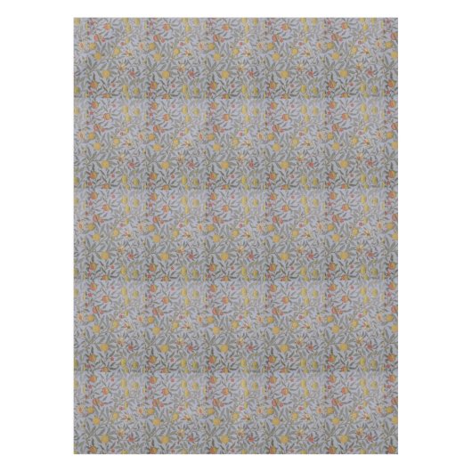 Vintage Floral William Morris Fruit Tafelkleed (Voorkant)