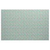 vintage floralen turquoise stof (Yard (91,4 cm))