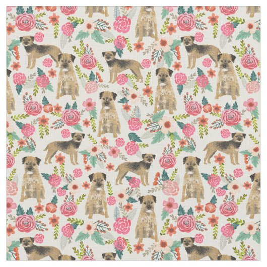 vintage florals crème stof (Close Up)