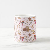 Vintage Florals & Paper Hearts Mug Koffiemok (Center)