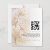 Vintage Florals QR Wedding Evening (Achterkant)