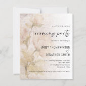 Vintage Florals QR Wedding Evening (Voorkant)