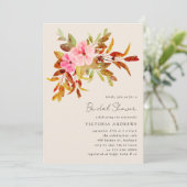 Vintage Florals Vrijgezellenfeest Kaart (Staand voorkant)