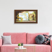 Vintage Florida ad Canvas Afdruk (Insitu (Woonkamer))