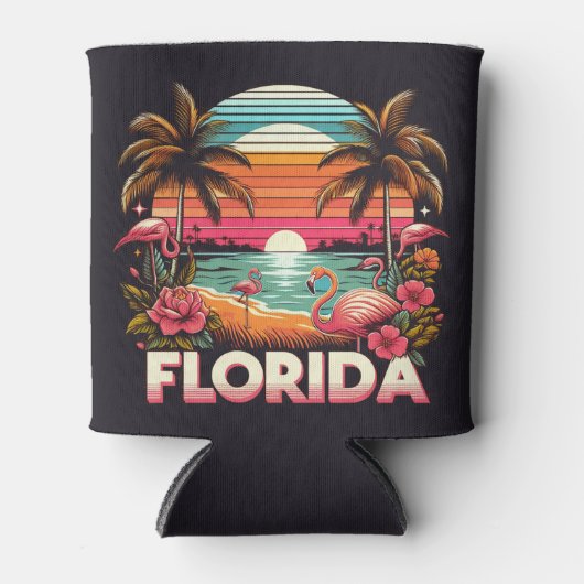 Vintage Florida Blikjeskoeler (Voorkant)
