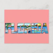 Vintage Florida Briefkaart (Voorkant)