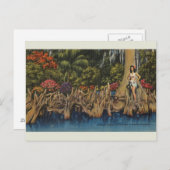 Vintage Florida Cypress Gardens Briefkaart (Voorkant / Achterkant)