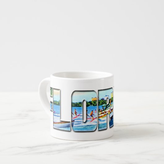 Vintage Florida Espresso Kop (Links)
