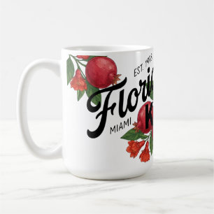 Vintage Florida Granaatappel Miami Botanische Frui Koffiemok