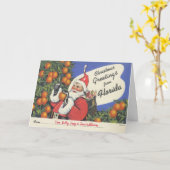 Vintage Florida Greeting Folded Wenskaart Kaart (Gele Bloem)