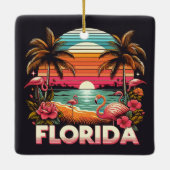 Vintage Florida Keramisch Ornament (Achterkant)