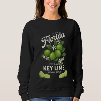Vintage Florida Key Lime Miami Botanische Fruit Ku Trui
