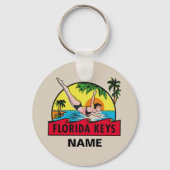 Vintage Florida Keys Sleutelhanger (Voorkant)