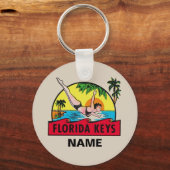 Vintage Florida Keys Sleutelhanger (Voorkant)