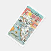 Vintage Florida Msp Guest Towels Servet (Hoek)