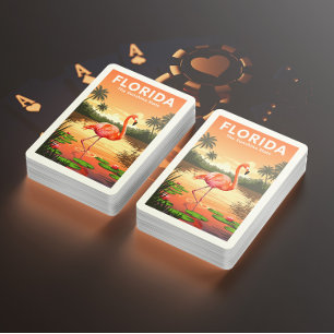 Vintage Florida Pokerkaarten