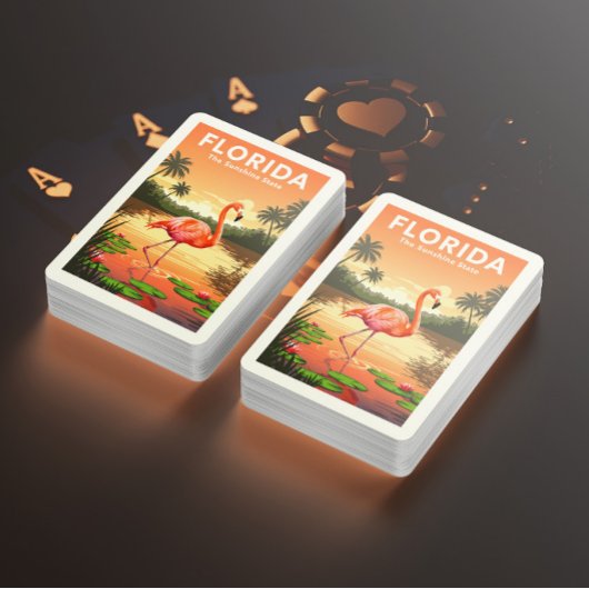 Vintage Florida Pokerkaarten