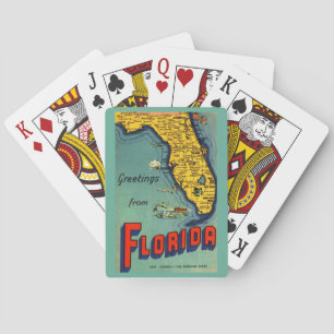 Vintage Florida Pokerkaarten