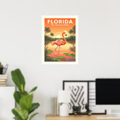Vintage Florida Poster (Thuiskantoor)