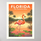 Vintage Florida Poster (Voorkant)