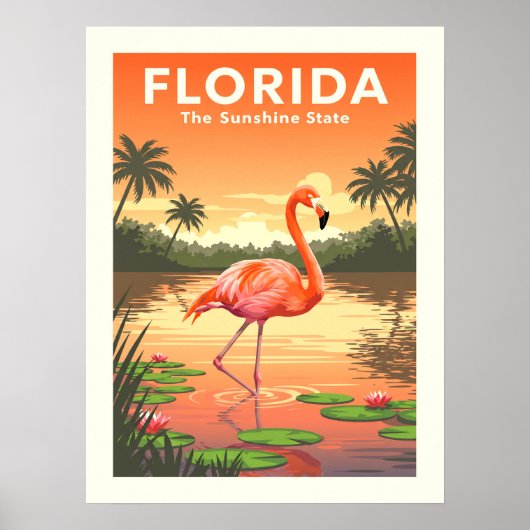 Vintage Florida Poster (Voorkant)