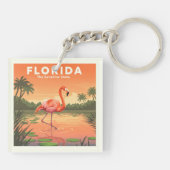Vintage Florida Sleutelhanger (Achterkant)