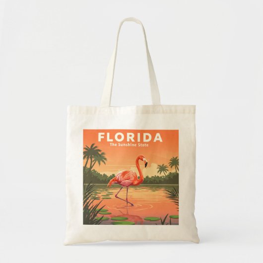 Vintage Florida Tote Bag (Voorkant)