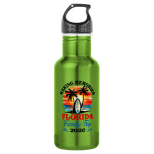 Vintage Florida Vakantie Gezinsreis 2026 Waterfles