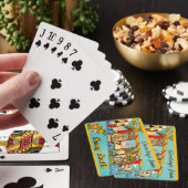 Vintage Florida Wenskaarten Pokerkaarten (Insitu)