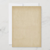 Vintage Flower Birthday Kaart (Achterkant)