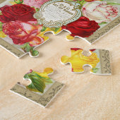 Vintage Flower Covers Puzzle Legpuzzel (Zijkant)