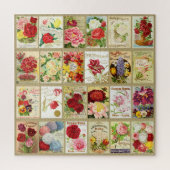 Vintage Flower Covers Puzzle Legpuzzel (Verticaal)