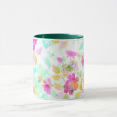 Vintage Flower Mug Cup Art Mok (Midden)