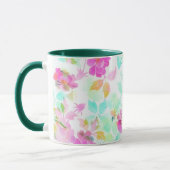 Vintage Flower Mug Cup Art Mok (Links)