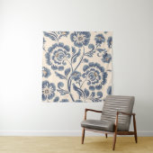 Vintage flower seamless pattern element. Elegant t Wandkleed (In situ)